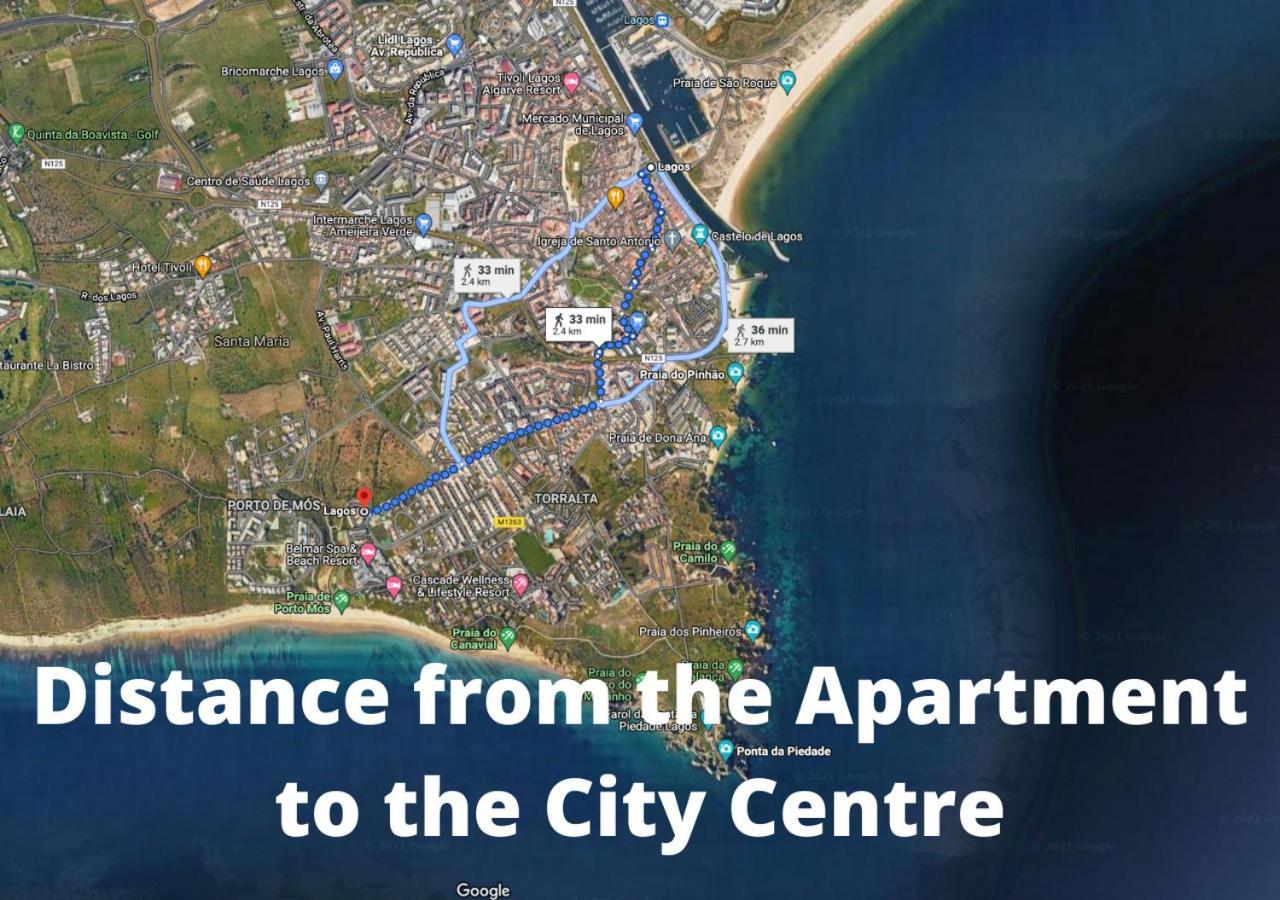 Spacious Penthouse Near Porto De Mos In Apartamento Lagos